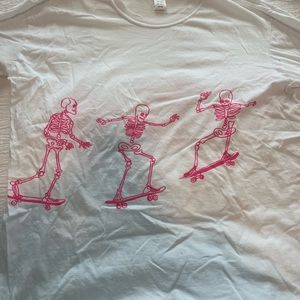 Project Social T Urban Outfitters Skating Skeletons T-shirt